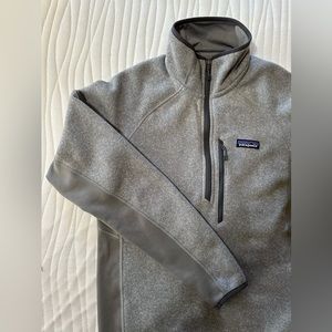 Men’s Small Patagonia Heather Grey Small 1/2 Zip Sweater